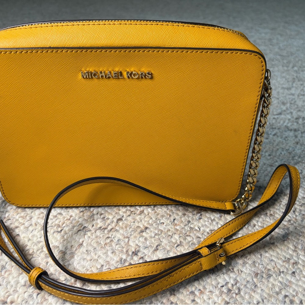 Michael Kors Mustard Crossbody Bag